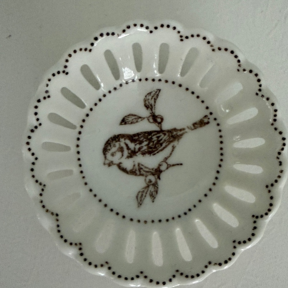 Lot of 4 Ceramic Woodland Animal Trinket Dishes - Picture 8 of 12